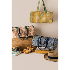 Peregrine Block Print Weekender Bag – Danica Studio