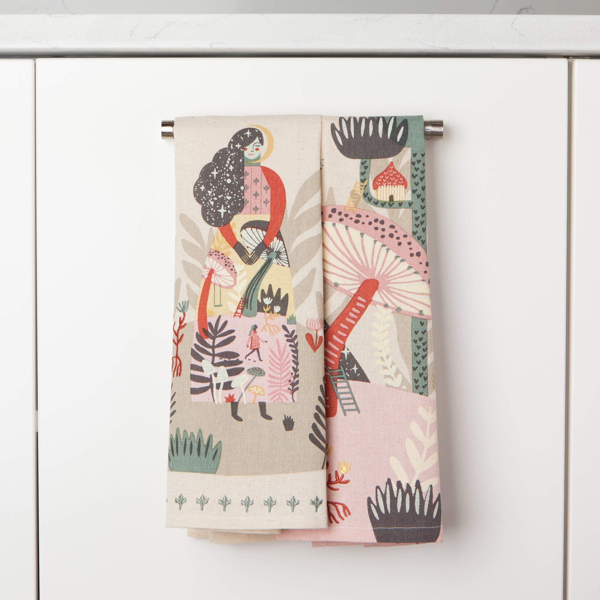 Far And Away Dishtowels Set of 2