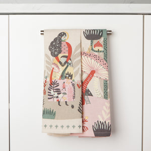 Far And Away Dishtowels Set of 2