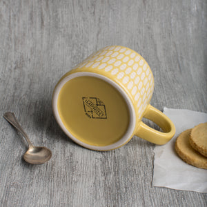 Tasse à empreinte ocre