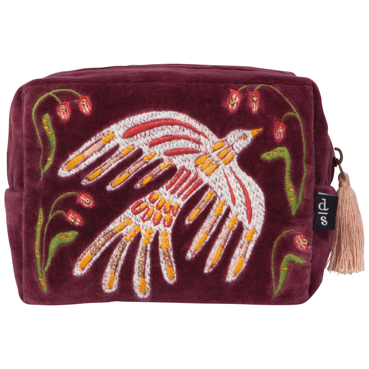 danica studio Pochette brodée Plume
