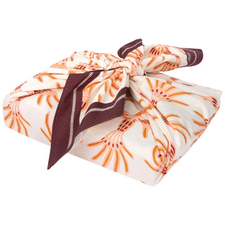 danica studio Emballage cadeau réutilisable en coton recyclé Plume