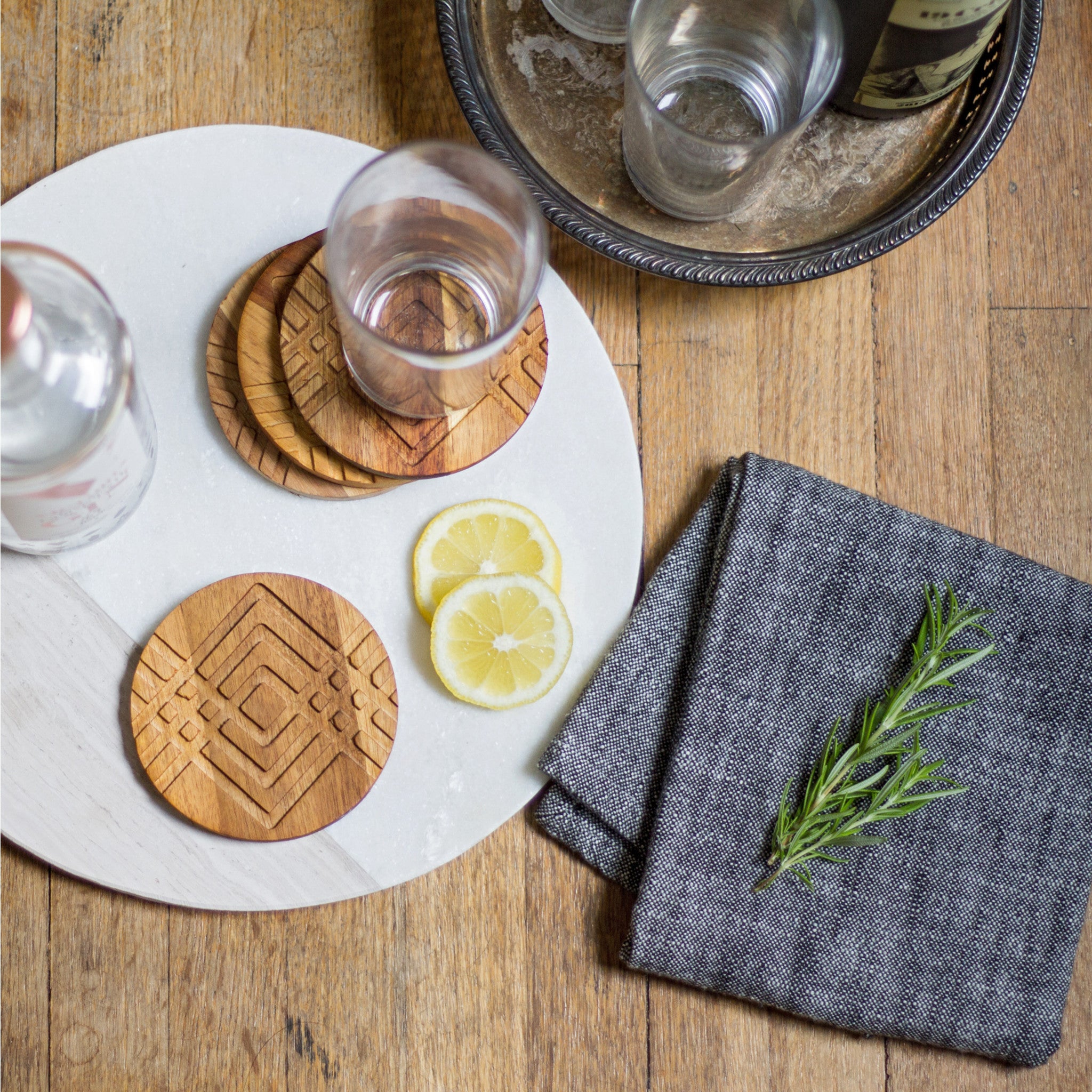 Facet Geo Coasters Set of 4