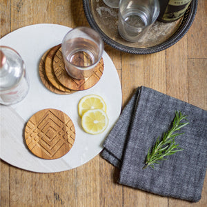 Facet Geo Coasters Set of 4