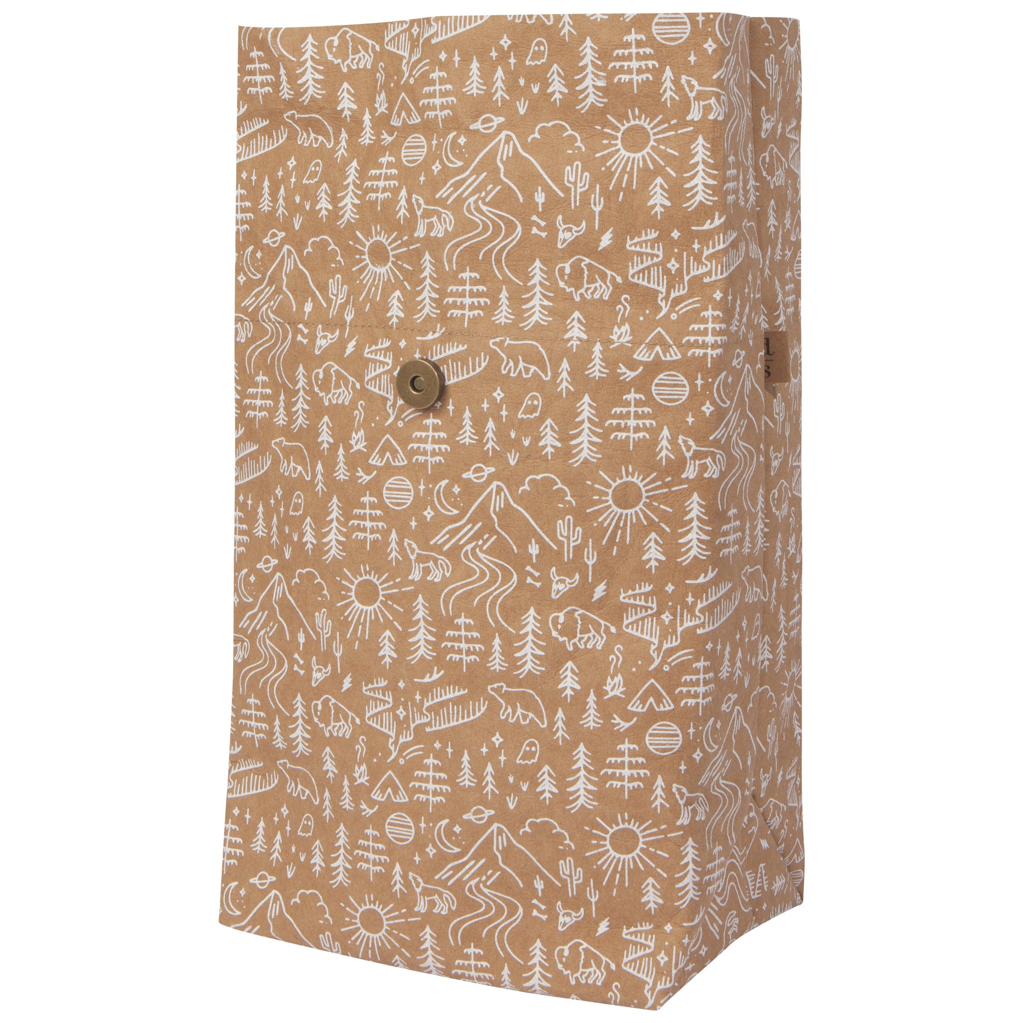 Sac à lunch en papier kraft Stay Wild