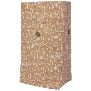 Sac à lunch en papier kraft Stay Wild