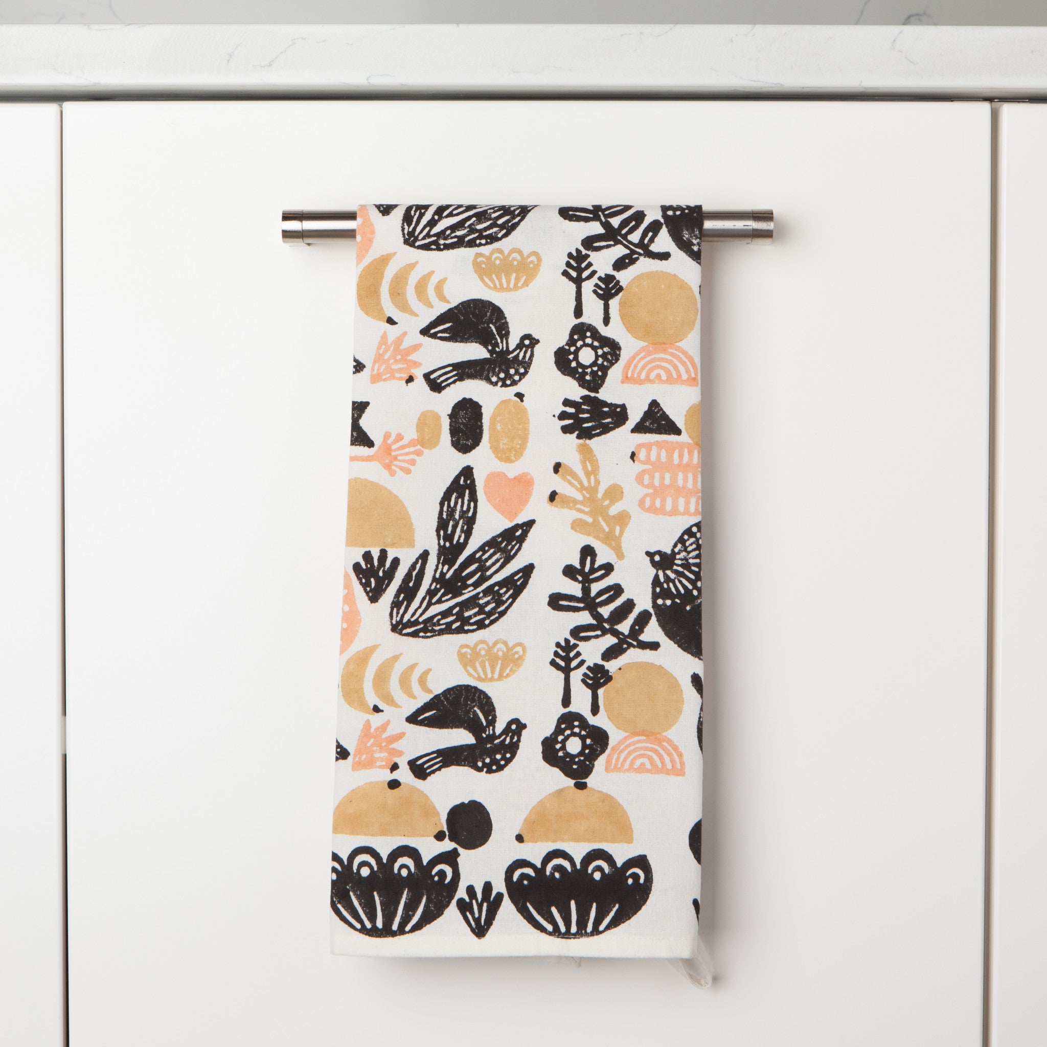 Serviette à vaisselle imprimée Myth Block