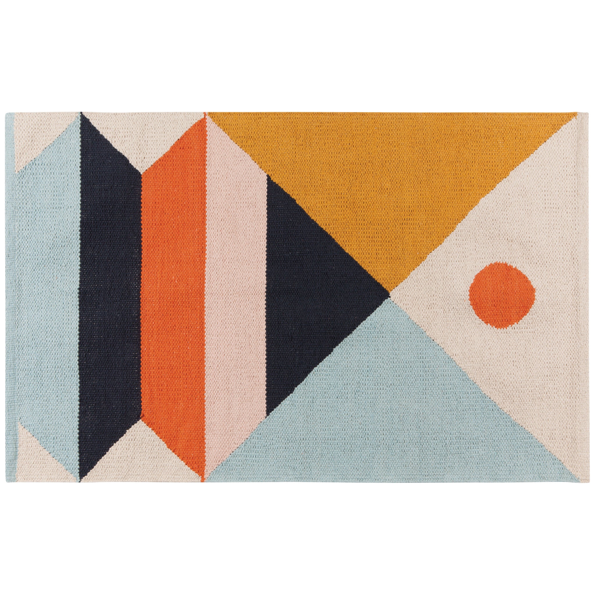 Kismet Woven Cotton Rug  2 x 3 ft