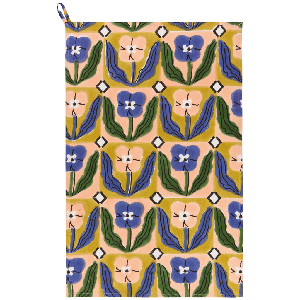 Teppi Block Print Dishtowel - DANICA