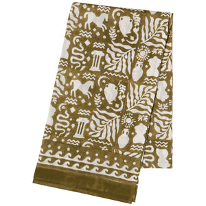 Olympus Block Print Scarf