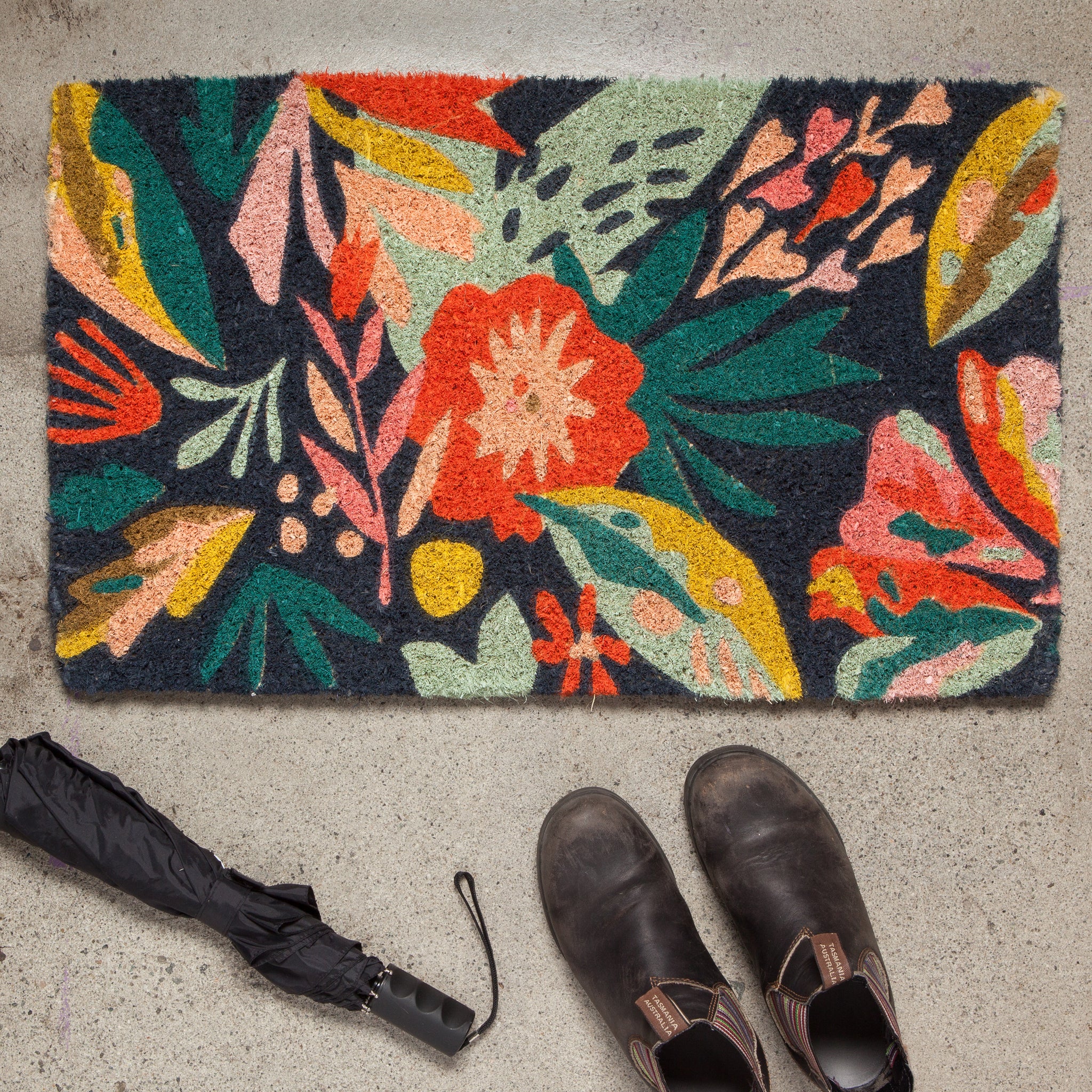 Superbloom Coir Printed Doormat