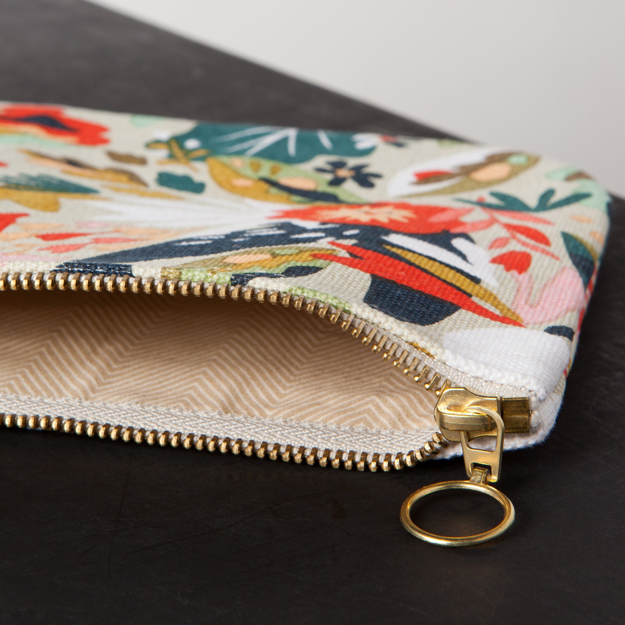 Superbloom Large Zipper Pouch