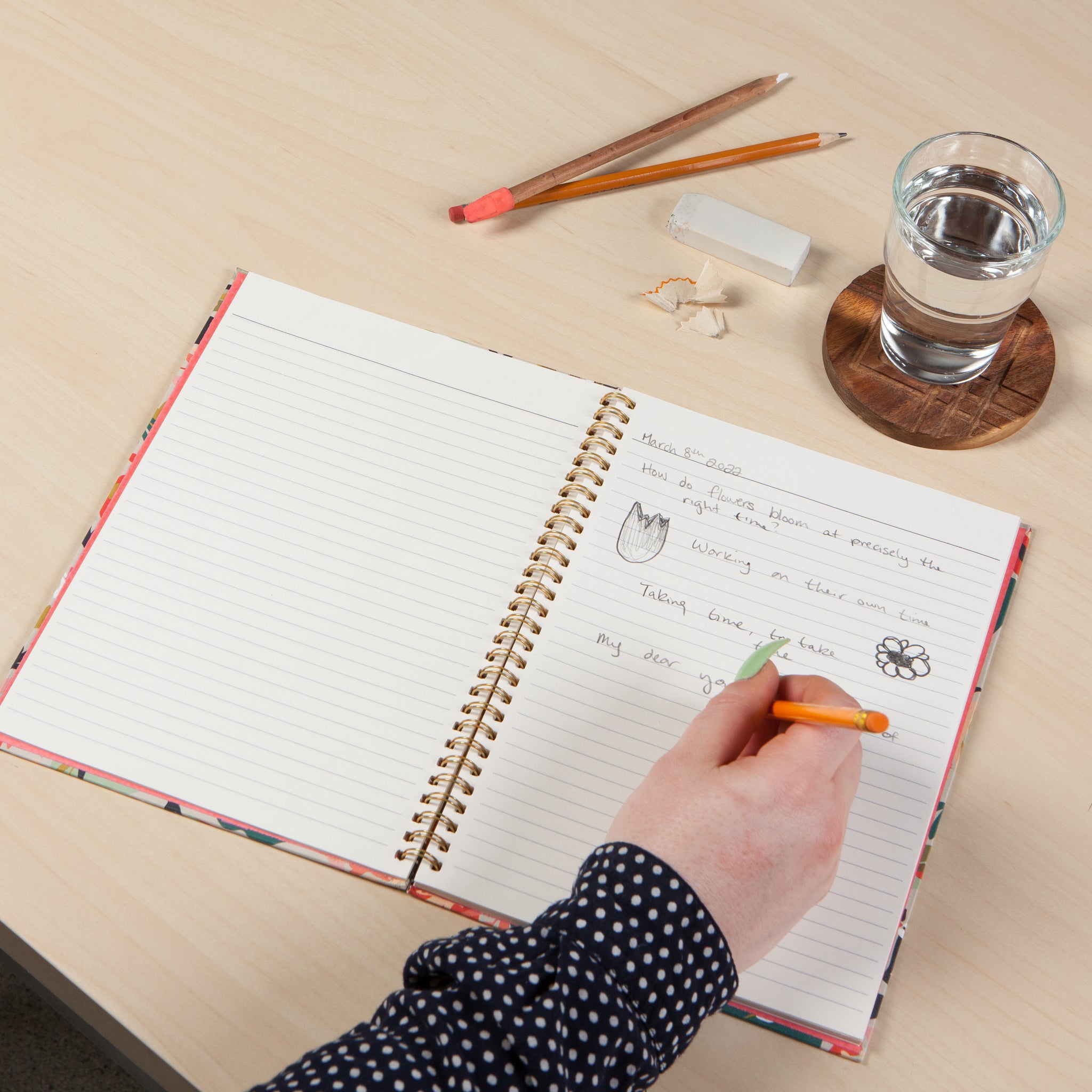Superbloom Ring Bound Notebook