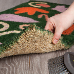 Curio Coir Printed Doormat