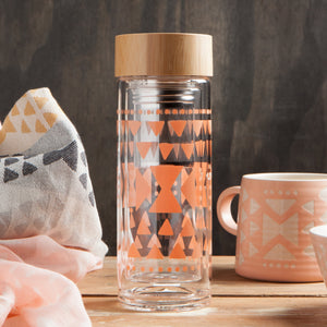 Pink Tea Infuser Bottle