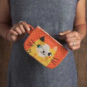 Meow Meow Casts Zipper Pouch Small – Danica Studio