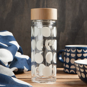 White Moons Tea Infuser Bottle