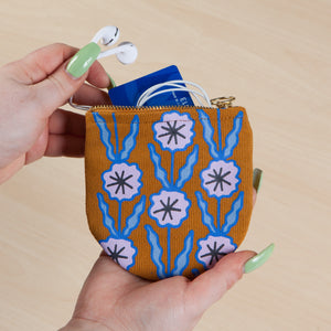 Still Life Halfmoon Zipper Pouch