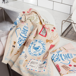 Finders Keepers Printed Dishtowel Set of 2