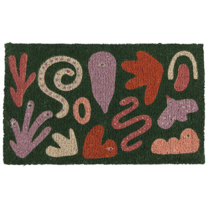 Curio Coir Printed Doormat