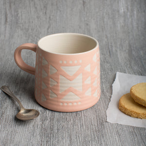 Pink Imprint Mug