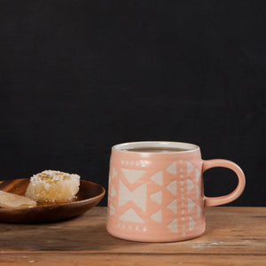 Pink Imprint Mug