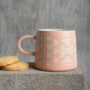 Pink Imprint Mug