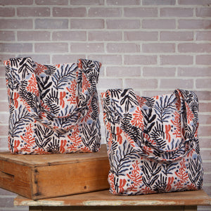 Entwine Block Printed To and Fro Tote Bag