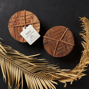 Facet Geo Coasters Set of 4