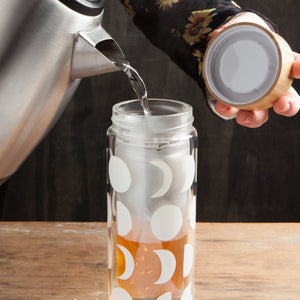 White Moons Tea Infuser Bottle