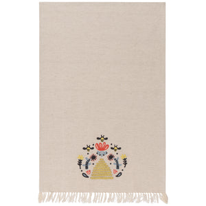 Frida Embroidered Dishtowel