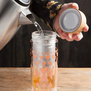 Pink Tea Infuser Bottle