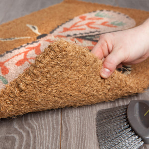 Far and Away Coir Printed Doormat