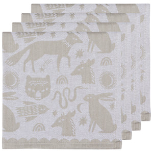 Timber Jacquard Napkins Set of 4