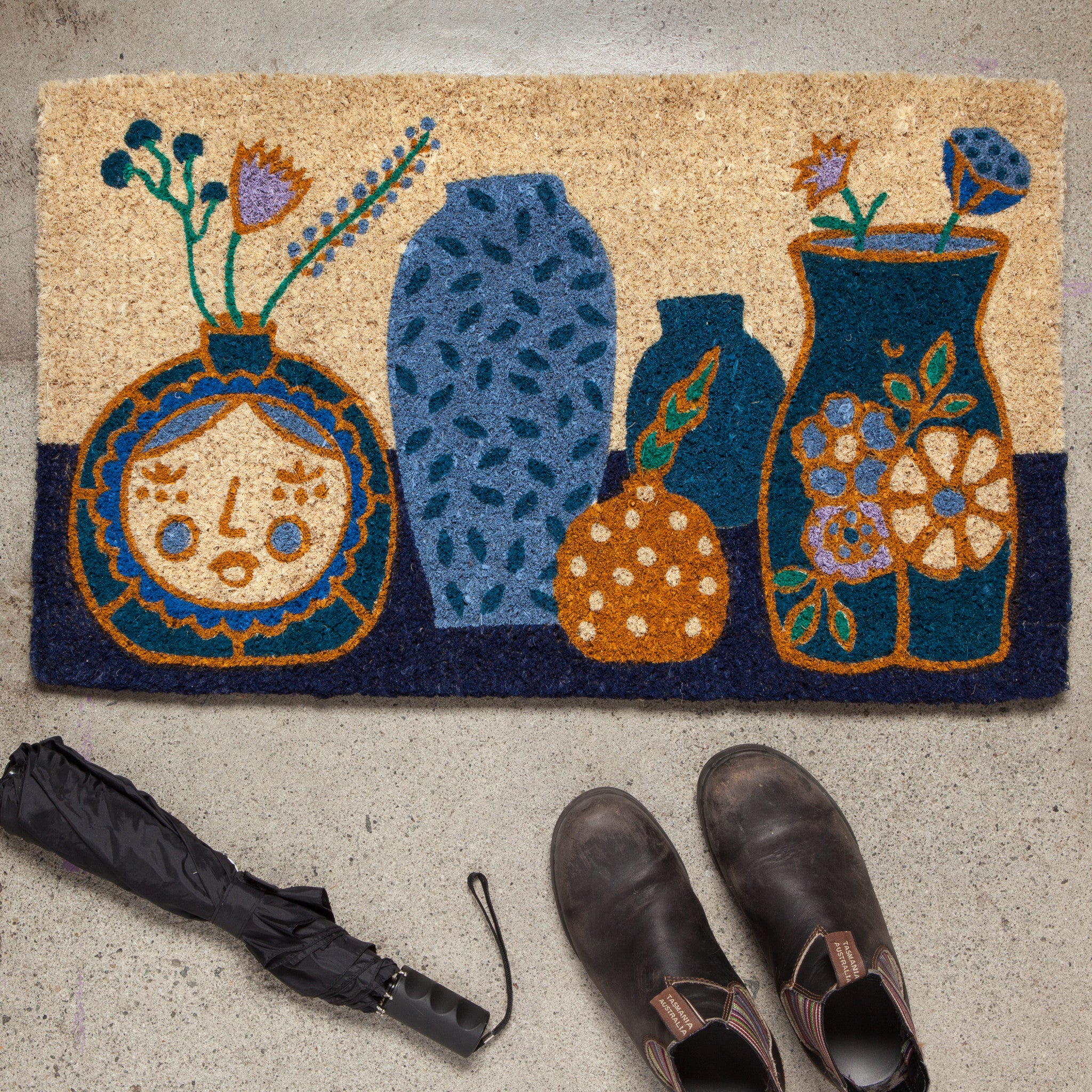 Still Life Coir Printed Doormat