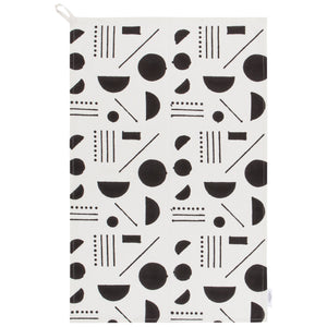 Domino Block Printed Dishtowel